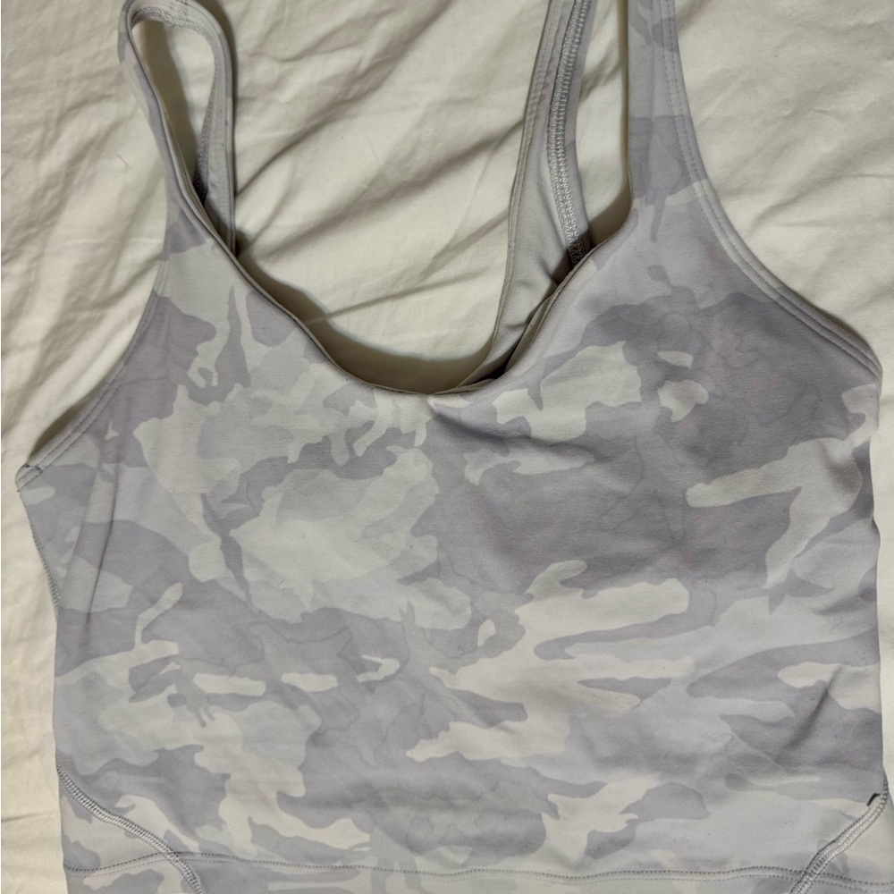 Lululemon white camo align tank